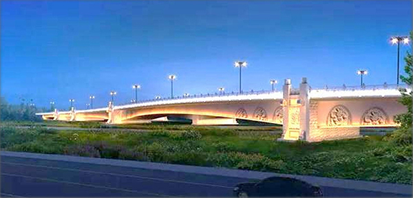 济宁太白湖新区渔皇路跨老运河桥项目